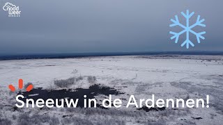 Prachtige dronebeelden van sneeuw in de Ardennen [upl. by Mary806]