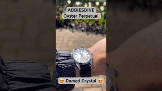 36mm Rolex Oyster Perpetual Homage by Addiesdive AD2028 wristwatch wrist shot watches [upl. by Emmeram]