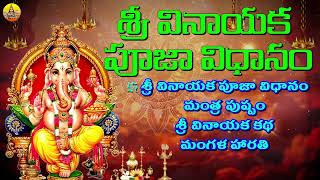 Sri Vinayaka Pooja Vidhanam  Vinayaka Chavithi Pooja Vidhanam  2024 Ganapathi Pooja Vidhanam [upl. by Nove]