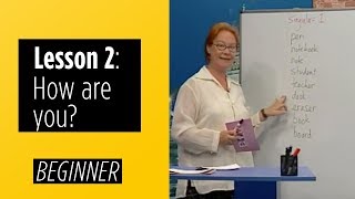 Beginner Levels  Lesson 2 How Are You [upl. by Bette]