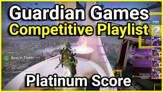 Solo Competitive Playlist Hypernet Current Platinum Score  Destiny 2 Guardian Games [upl. by Lumbye]