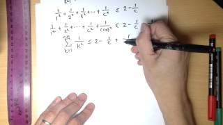 Induction Inequality Proof Example 1 Σk  1 to n 1k² ≤ 2  1n [upl. by Enyr]