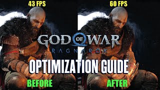 GOD OF WAR RAGNAROK  Optimization Guide  Performance Comparison  Best Settings [upl. by Naryk]