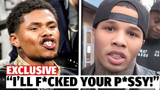 quotYOURE DONE BTCHquot Gervonta Davis Left Reeling After Shakur Stevenson Dominates Initial FaceOff [upl. by Laine]