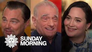 Extended interviews Leonardo DiCaprio Martin Scorsese and Lily Gladstone [upl. by Avert10]