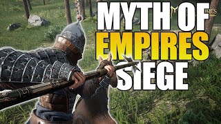 Myth Of Empires  Siege Battle  Fighting For Server Control [upl. by Yffub]