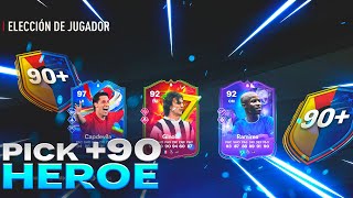 ¡ABRO SBC Player Pick HÉROE 90 GDD GOLAZO o FANTASY Y ME SALE MUY BIEN  EA FC 24 [upl. by Eelram]