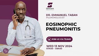 Dr Taban Presentation 13 Nov 2024 On Eosinophic Pneumonitis [upl. by Nezah]