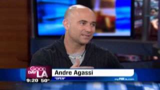 Andre Agassi on Good Day LA [upl. by Wehner882]