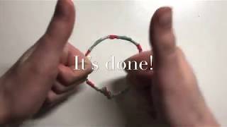 Knotted Friendship Bracelet Tutorial [upl. by Faust806]