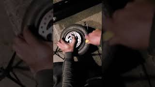 Gotrax G4 tire removal [upl. by Yatnahs]