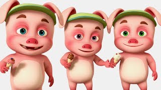 Three Little Pigs Went To a Fair  Oinkidz Nursery Rhymes  Videogyan 3d Rhymes  Baby Songs [upl. by Merlina]