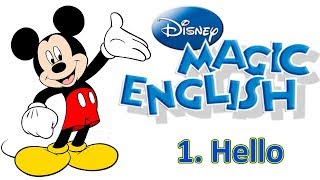 Magic English 1  Hello  ENGLISH WITH CARTOONS FOR KIDS [upl. by Alle]