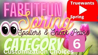 FabFitFun Spring 2024 Spoiler Category 6 SneakPeek Reveal amp Customization Dates amp Discount Code [upl. by Dionisio]