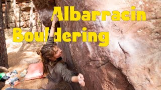 FINALLY bouldering in Albarracin  Bouldering mekka in Spain [upl. by Lovich]