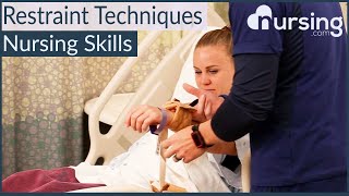 Restraint Application Techniques for Nurses [upl. by Schwartz]