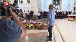 Palermo i funerali di Totò Schillaci  La diretta [upl. by Howenstein]