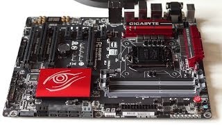 Gigabyte Z97X G1 Gaming 7 Motherboard Unboxing and First Look [upl. by Carlile]