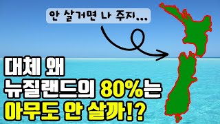 대한민국의 quot3quot…경악스러운 quot뉴질랜드quot의 인구밀집률 ㅎㄷㄷ [upl. by Kciredor]