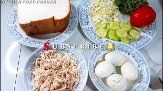 Club sendwich Recipe yemmyy tasty healthy Sandwich Recipe Recipe by Kitchen Food Corner [upl. by Lala284]