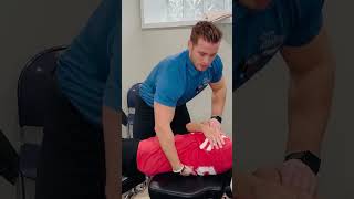 ASMR Chiropractic Adjustment with Dr Sam ASMRAdjustment ChiropracticCare BayCityMichigan [upl. by Inohs]