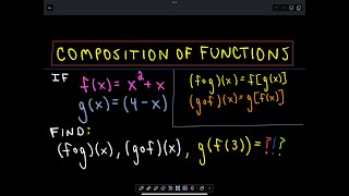 ❖ Composition of Functions ❖ [upl. by Vassily]