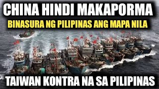 LAGOT SILA BINASURA NG PILIPINAS ANG BAGONG MAPA NG CHINA TAIWAN KONTRA DIN  sirlester [upl. by Culley73]