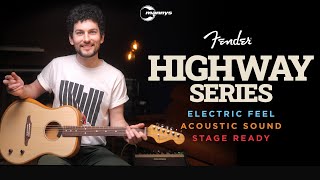 Fender Highway Series Acoustic Guitars that play like an Electric [upl. by Tobias]