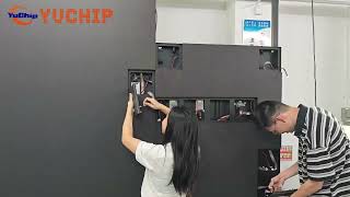 How to Wire Your InFiPanel LED Screen Connecting Power and Signal Cables by YUCHIP [upl. by Edyak]