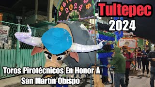 Recorrido De Toros Pirotécnicos En El Barrio De San Martín Tultepec 2024 [upl. by Egiedan467]