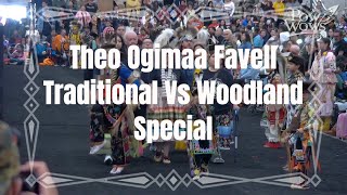 Theo Ogimaa Favell Traditional Vs Woodland Special Pt 1  2024 Manito Ahbee Pow Wow  Powwowscom [upl. by Eniala366]