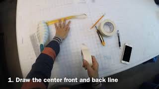 Marking reference points and lines to your last Brooklyn Shoe Space basics of pattern making [upl. by Arras]