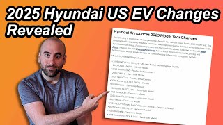 Hyundais 2025 US EV Changes Announced  Ioniq 5 Trims Announced Soon [upl. by Robby]