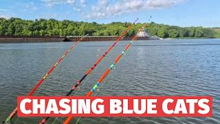 Ohio River Dragging for Blue Catfish [upl. by Berrie]