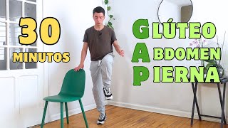 Entrenamiento Completo  Glúteos Piernas y Abdomen  GAP [upl. by Kenny]