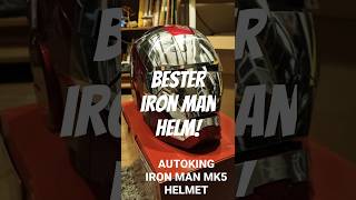 Autoking Iron man MK5 V Helm Helmet Short Review ironman fyp shorts mkv [upl. by Nreval466]