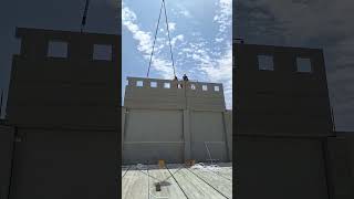 Precast panels installation [upl. by Mirak]