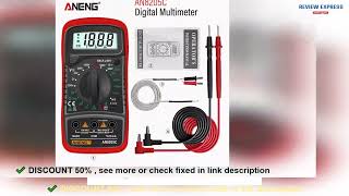 ✔️ANENG AN8205C Digital Multimeter ACDC Ammeter Volt Ohm Multimetro Tes [upl. by Skelton]