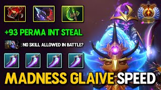 MADNESS GLAIVES SPEED CARRY Silencer With 93 Perma INT Steal 100 Hard Counter Tinker 737 DotA 2 [upl. by Jaunita348]