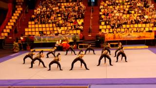 Championnat de France TeamGym Europe Mixte  Talence au sol [upl. by Keemahs]