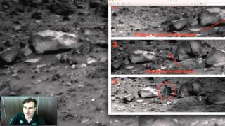 Moving Rock On Mars Alien Animal Found May 2014 UFO Sighting News [upl. by Averyl]