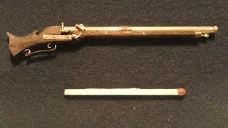 The world´s smallest working matchlock musket part 2 [upl. by Yoong]