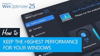 Ashampoo WinOptimizer 25  How to keep the maximum performance for your Windows [upl. by Nosdivad314]