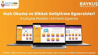 İlkokul Hızlı Okuma Teknikleri  Baykuş Hızlı Okuma Programı [upl. by Thackeray]