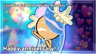 Just 54 Seconds Of Sea Fairy Cookie  Sea Fairys Anniversary  Cookie Run Kingdom [upl. by Merrili148]