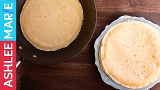 How to make Homemade Crepes without specialty equipment  recipe and tutorial [upl. by Nnyleak907]