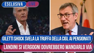 Giletti Si Scaglia Contro Landini e la Cigl dopo la Truffa ai Pensionati Italiani [upl. by Lothaire181]