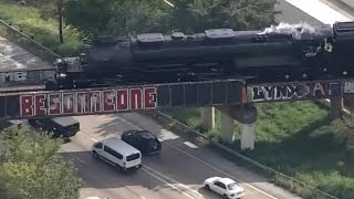 Big Boy stream locomotive arrives in Houston [upl. by Zolnay423]