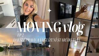 MOVING VLOG EP 2  poslední dodělávky úklid starého bytu amp bookli jsme další dovolenou [upl. by Aiclid]