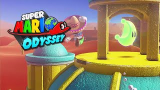 Super Mario Odyssey  Sand Kingdom  Overlooking the Desert Town  20880  100 Walkthrough [upl. by Trevah]